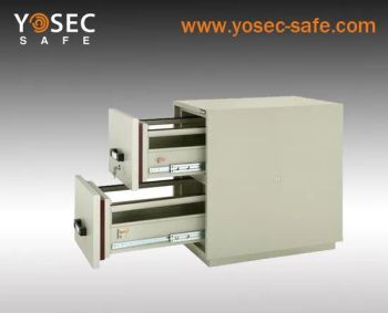 2 Hour Fire Rating Vertical Legal Fireproof Files Cabinets with 2 Drawers Fire Resisant File Safe - Ningbo Yosec Industrial Co., Ltd. - China
