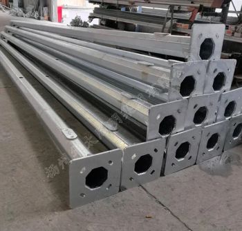 Pole Factory Steel Lamp Poles 5m 6m 7m 8m 10m Street Light Pole for Road - Yangzhou Huatai Lighting Group Co., Ltd - China