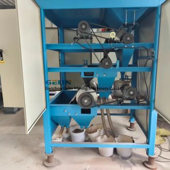 High Gradient Intensity Permanent Magnet Drum Rollers Magnetic Separator Gravity Dry Mineral Tin Zircon Titanium Tantalum Ilmenite Gold Iron Wet Silica Sand Ore - Ganzhou Gelin Mining Machinery Co., Ltd. - China