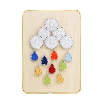 Customized Wood Craft Nails String Art DIY Kit with Frame Hanging Decor Sewing & Weaving Toys for Kids & Adults - Ningbo Hardwork Art & Craft Co., Ltd. - China