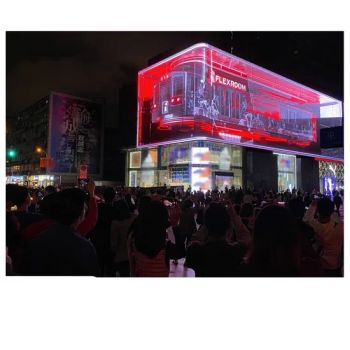 Outdoor Fixed LED Screen 3D Naked Flexible Large 3D Advertising on Billboards - sz hongking stage equipment co., ltd. - China