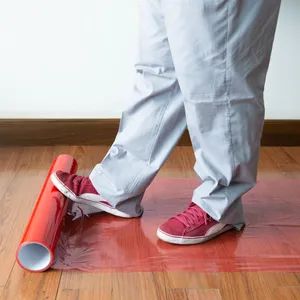 Anti-Friction Marble Floor Protector Film Hardwood Floor Films Plastic Clear Protection Rolls for Floor - Wuxi Sanli Protective Film Co., Ltd. - China