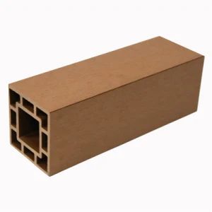 WPC Timber Tube for Wall Covering Office Building Partition Wood Plastic Composite Exterior Wall Cladding Materials Board - Jiangsu Rongke Plastic Industry Technology Co., Ltd. - China