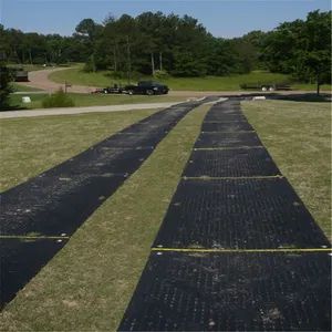 Plastic HDPE Temporary Road Mats/HDPE Construction Track Road Mat/UHMWPE Ground Protection Swamp Floor Mat PE Paving Slabs - Qingdao Zhongsi Rubber & Plastic Products Co., Ltd. - China