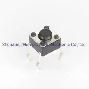 Hot Sales China Electronics Parts Date Code Information Vertical Push Type DIP 4.5*4.5mm Mini Tact Switch for Portable Audio Players - ShenZhen Homyet Parts Electronic Co., Ltd. - China