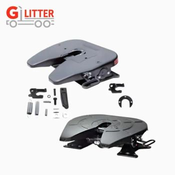 Best Sales Heavy Duty Trailer Spare Parts 50# Fifth Wheel Fifth Jost Fifth Wheel 2/3.5 Inch Fuwa Compatible Semi Trailer Spare Parts Steel Material - Shijiazhuang Glitter Technology Co., Ltd - China