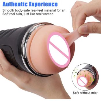 Factory Wholesale Price Artificial Silicone Vagina Rubber Pussy Automatic Male Masturbator Cup Sucking Vibration - Shenzhen Hymns Electrical Technology Co., Ltd - China