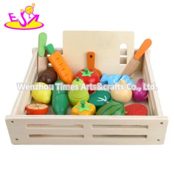 New Kids Pretend Play Wooden Kitchen Food Toys with Fruit and Vegetables W10b224 - WENZHOU TIMES ARTS&CRAFTS CO., LTD. - China