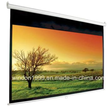 60"X60" Manual Wall Projection Screen, Pull Down Projector Screen - Nanjing Windon Projection Screen Co., Ltd. - China