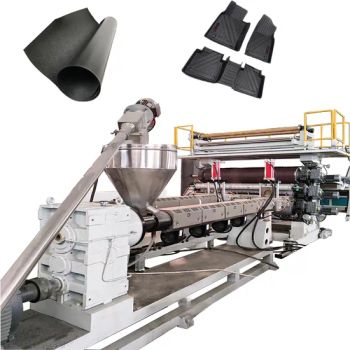 Automatic Single Screw TPE Car Mats Sheet Extruder High Quality Plastic Extruders - Qingdao Tent Machinery Co., Ltd. - China