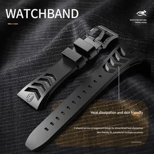 for Apple Watch Bands 49mm Silicone Wristband Strap with Metal Watch Screen Case for iWatch Series 10 - Guangzhou Ningbing Electronic Technology Co., Ltd. - China