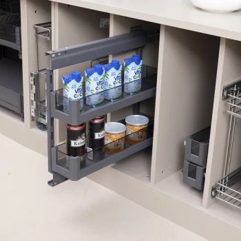 Kitchen Wire Chrome Baskets Pull out Storage Spice Cabinet Organizer Dish Drayingn Racks - Foshan Shunde Yalati Hardware Products Co., Ltd. - China