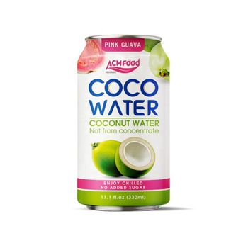 Best Quality 330ml ACM Coconut water with guava from Vietnam Supplier Good Choice Top Selling - ACM FOOD COMPANY LIMITED - Vietnam