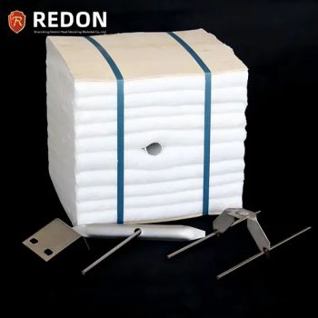 Wholesale Price 1260 Degree White Ceramic Fiber Insulation Module Refractory Fold Modules - Shandong Redon Heat-Resisting Material Co., Ltd. - China