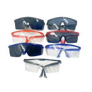 Side Protection Adjustable Frame PC Lens Welding Safety Goggles Glasses - Guangzhou 247 International Co., Ltd - China