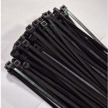Plastic Black Cable Tie 400MM, For Solar Cables Color Black Length 400 mm Usage/Application Solar Cables Country of Origin Made in - Maheshwari Solar Solution - India