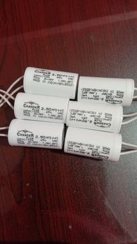 2.50 MFD Fan Capacitors, For Fans, Through Hole Terminals 2 Tolerance 20% Frequency 50HZ Material Plastic Capacitance 2.50 - Shree Sai Trading Company - India