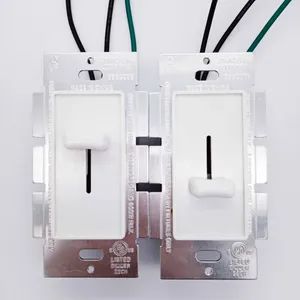 Dimmer Switch 120V 60Hz 600W Single Pole Adjuster Slide Weight 150g Trademark GP Origin China Power Source AC Production - Shen Zhen WIN-KARE Technology Co.,Ltd - China