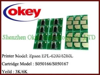 High Quality Copier Chip 6200/6200L for Epson 6200 Color Black Capacity 3k/6k Edition Universal Feature Compatible Defective Rate <0.3% - Shenzhen Okey Technology Co., Ltd. - China