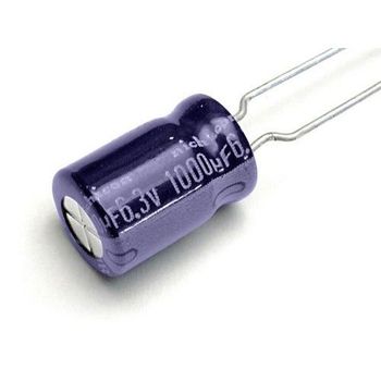6.3V Electrolytic Capacitor Tolerance 20% Phase Single Phase Material Aluminium Voltage Rating 6.3 V, 6.3v Capacitance 1000 Micro - Shubh-M Overseas - India