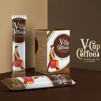 Instant Coffee “V-Cup Coffee” 3 in 1 Gentle Origin Vietnam Processing Method Slow Roast Flavor Profile Relaxing And - MY VIET INTERNATIONAL GROUP JSC - Vietnam