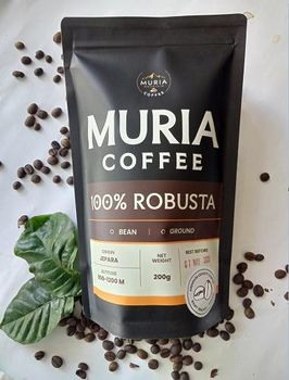 Robusta Muria Coffee Bean & Ground Pouch 200Gr - PT. Triadya Nusantara - Indonesia