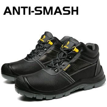 Protective Steel-Toe Leather Work Shoes for Enhanced Workplace Safety - Gaomi Ruigu Shoe Industry Co., Ltd. - China