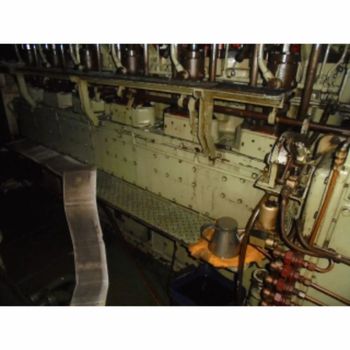 Hanshin 6lus40, Lh28g, 6lu35g Complete Engine & Parts, Std Dimension STD Weight 20 TONS Pistons Included Crankshaft - YA Marine - India