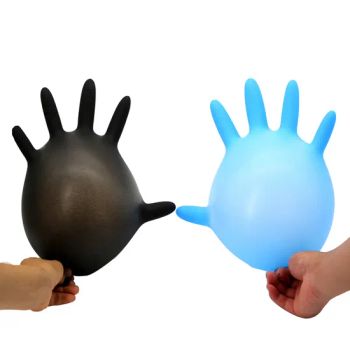 Disposable Nitrile Gloves Black Examination Cleaning Gloves Powder Free Nitrile Gloves - Qingdao Titans Industrial Co., Ltd. - China