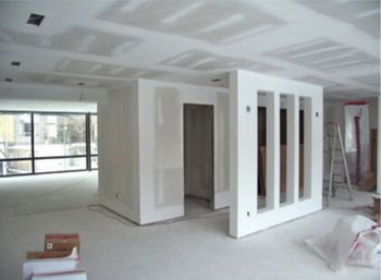 Drywall Partition Work Frame Material GI Built Type Modular Board Brand Various Board Thickness 12.5 mm Usage/Application - Janu Enterprises - India