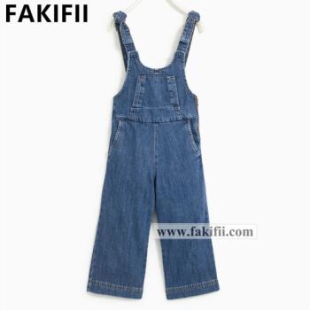 2023 Factory Price Wholesale Children/Kid Clothes Girls Jeans Wear Denim Jumpsuits - Guangzhou Fakifii Garment Co., Ltd. - China