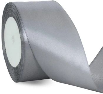 Silver Satin Ribbon Solid Fabric Ribbons Roll for Crafts Chair Sash Valentine's Day Gift Wrapping Invitation Cards Floral. - Ningbo Lemo Textile Co., Ltd. - China