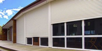 Remote Operated Rolling Shutter Height 9feet Thickness 35mm Style Full Height Material Mild Steel Brand Sandeep Sales Operating Method - Sandeep Sales Corporation - India
