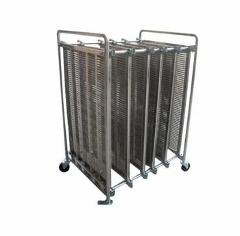 ESD Black Anti-Static PCB Carts/Trolleys Quality Hop Color Black Material ESD Warranty 1 Year Design Standard Height - Shiglo Tech Private Limited - India