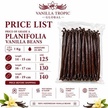 Vanilla Bean - Vanilla Tropic - Indonesia