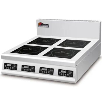 4 Burner Hot Plates Flat Industrial Commercial Induction Cooker Cooktops OEM Stove Top Hob Kitchen Electric Induction Range Top - Dongguan Jingcheng Electric Energy Equipment Co., Ltd - China