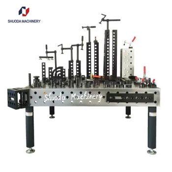 Precision Cast Iron 3D Welding Workbench and Accessories 3D Flexible Equipment Welding Auxiliary Fixture Accessories - Botou Shuoda Environmental Protection Equipment Co.Ltd - China