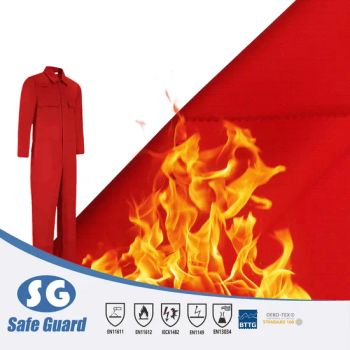 En11611 250GSM 87 Cotton 12 Nylon 1 Anti Static Twill Flame Retardant Fabric - HENAN SAFE-GUARD CO., LTD. - China