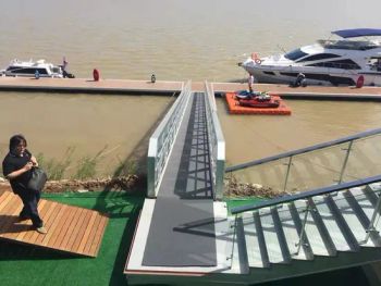 Fishing Harbors and Boat Ports Aluminum Pontoons Gangways Floating Bridges - Chongqing New Maritime Import & Export Co., Ltd. - China