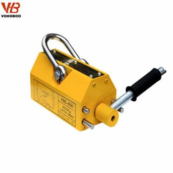 Industrial 600kg 800kg 1 Ton Heavy Duty Handle 100% New Used Permanent Magnetic Lifter with Lifting Magnets Cranes Construction Industries - Wuhan Vohoboo Import and Export Trade Co., Ltd. - China