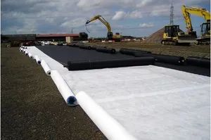 PP Needlepunched Nonwoven Geotextile 400g-800g - Hongxiang New Geo-material Co., Ltd. - China