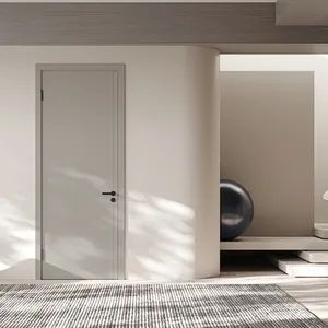 Contemporary Wood Doors Featuring Wooden Interior Door Core + Protective PVC Door Coating - Chongqing Xinyuanlin Trading Co., Ltd. - China