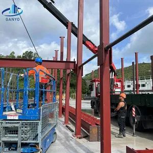 Free Design Low Price Modern Prefabricated Metal Structure Workshop Storage Shed Self Storage - Foshan Ganyo Steel Structure Co.,Ltd - China