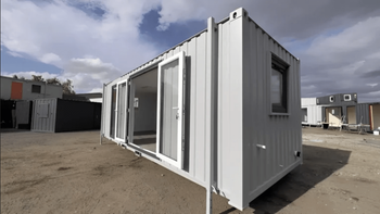 24ft x 9ft Site Office with Toilet – Sales Office / Marketing Suite / Portable Site Cabin - senesie mfg llc - United States