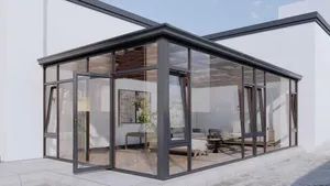Customized Colors Aluminum DIY Sunroom Garden Glass House - Foshan Darnuo Hardware Products Co., Ltd. - China