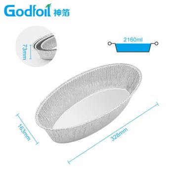 Factory Price Wholesale Challah Aluminum Baking Pans Oval Bread Containers Food Grade Disposable Aluminum Foil Trays - Shanghai Silver Engineer Industry Co., Ltd. - China