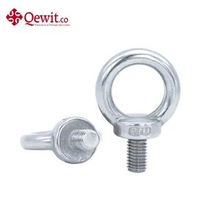 Rigging DIN 580 Carbon Steel Durable Stable Eye Bolts Grade 8.8 Standard DIN Origin China HS Code 732690 Head Style Round - Qewitco Fasteners Co., Ltd - China