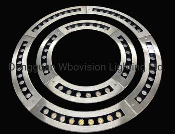 CE 12W Special Design Curve Round Underground LED up Lights IP67 - Dongguan WBovision Lighting Ltd., - China