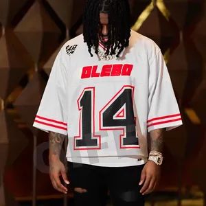 Factory Custom Vintage Men's Boxy Jersey Retro Sports Mesh T-Shirt Soccer Basketball Football - Huizhou Chaoli Gravity Technology Co., Ltd. - China