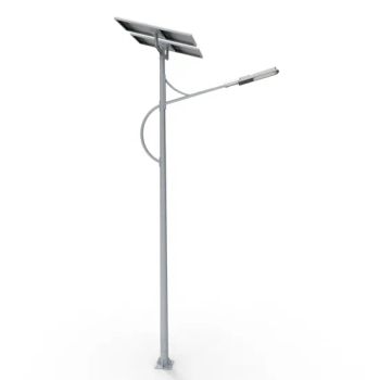 Q235 Steel Solar LED Street Light Round Pole Manufacturing with High Quality - Yangzhou HePu Lighting Technology Co., Ltd. - China